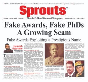 Fake phds Fake award